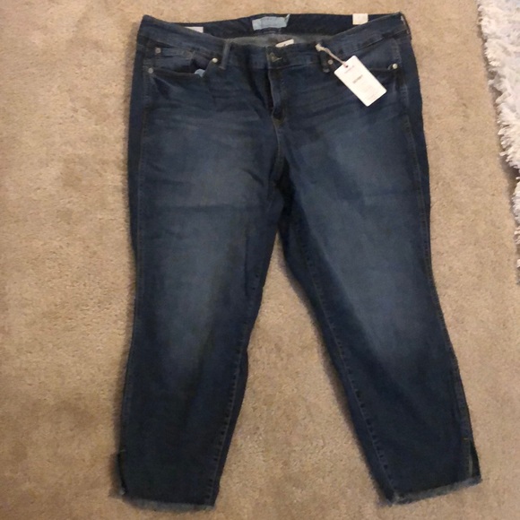 torrid Denim - Torrid denim- SIZE 22- cropped skinny ankle jean.